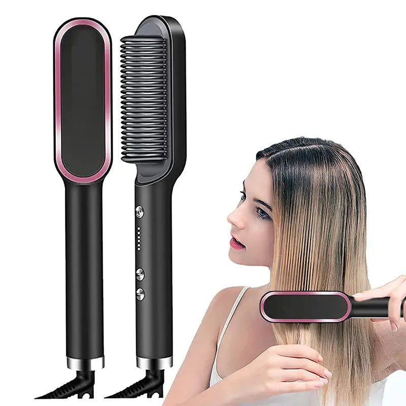 Peine portátil para alisar la barba y el cabello