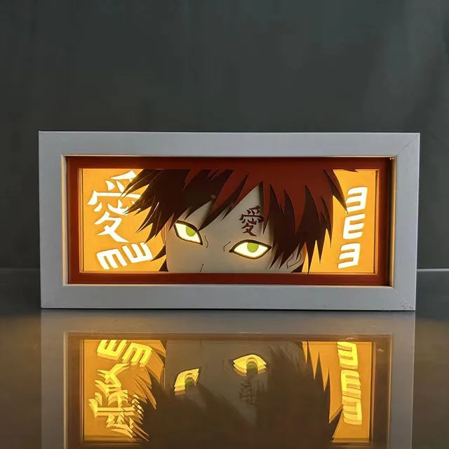 Lámpara de talla de papel Naruto