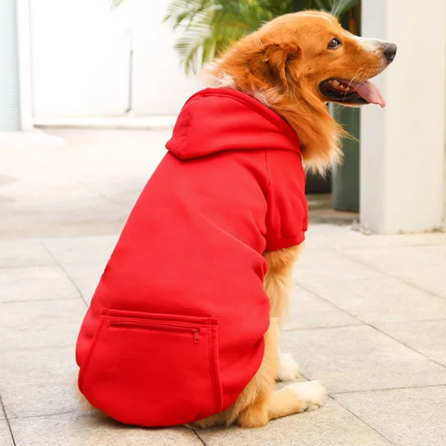 Sudaderas con capucha cálidas para perros medianos y grandes