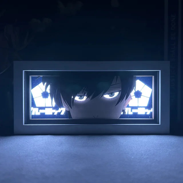 Lámpara de anime 3D tallada en papel Uchiha Itachi