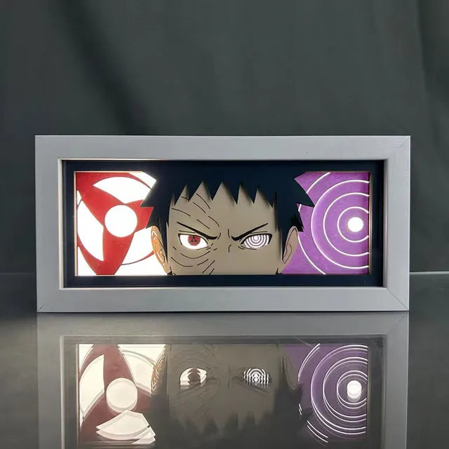 Lámpara de talla de papel Naruto