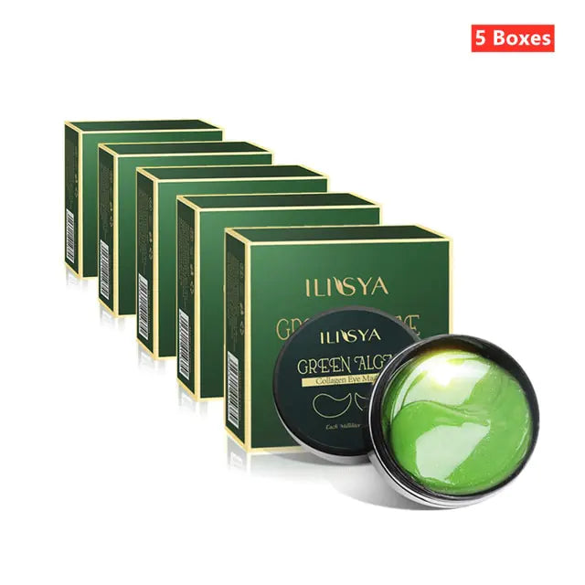 Ilisya--Máscara de colágeno para ojos, parche para ojos de oro de 24 quilates