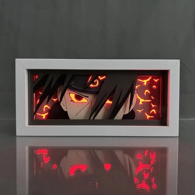 Lámpara de talla de papel Naruto