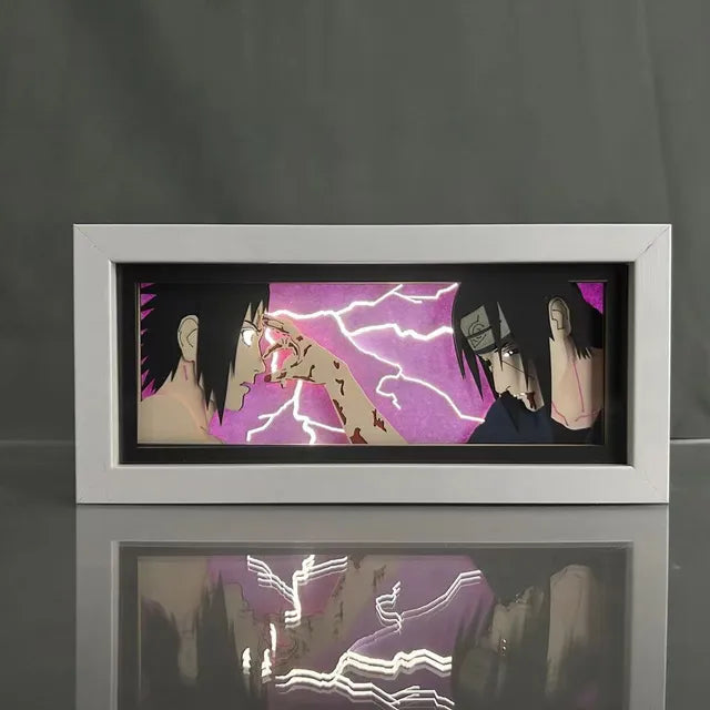 Lámpara de talla de papel Naruto