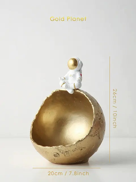 Figuras creativas organizadoras de almacenamiento de astronautas
