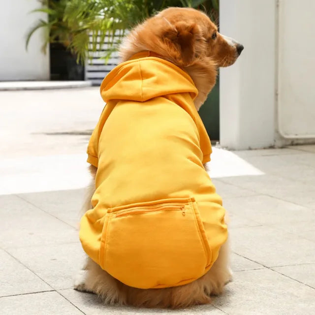 Sudaderas con capucha cálidas para perros medianos y grandes