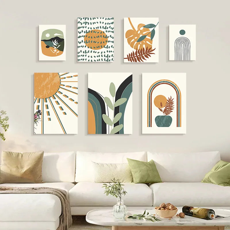 Sun Canvas Painting