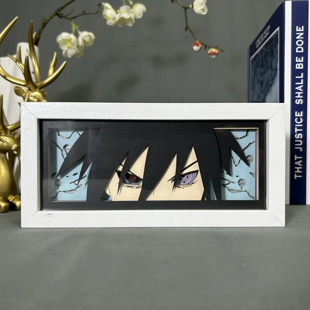 Lámpara de talla de papel Naruto