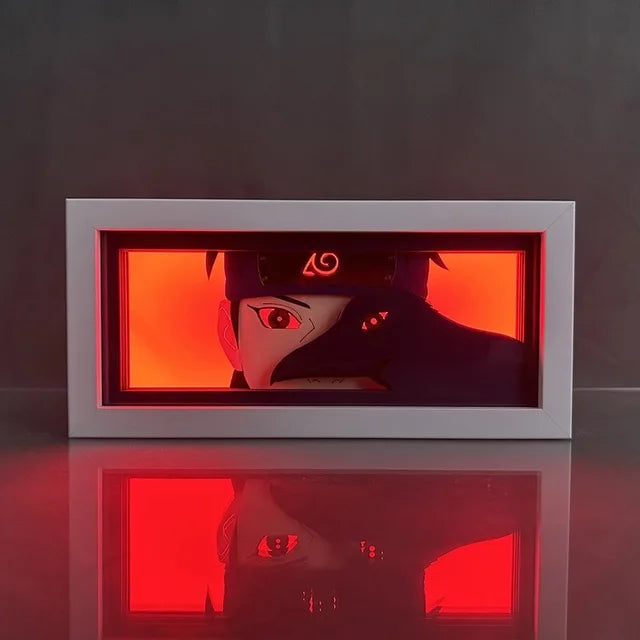 Lámpara de talla de papel Naruto