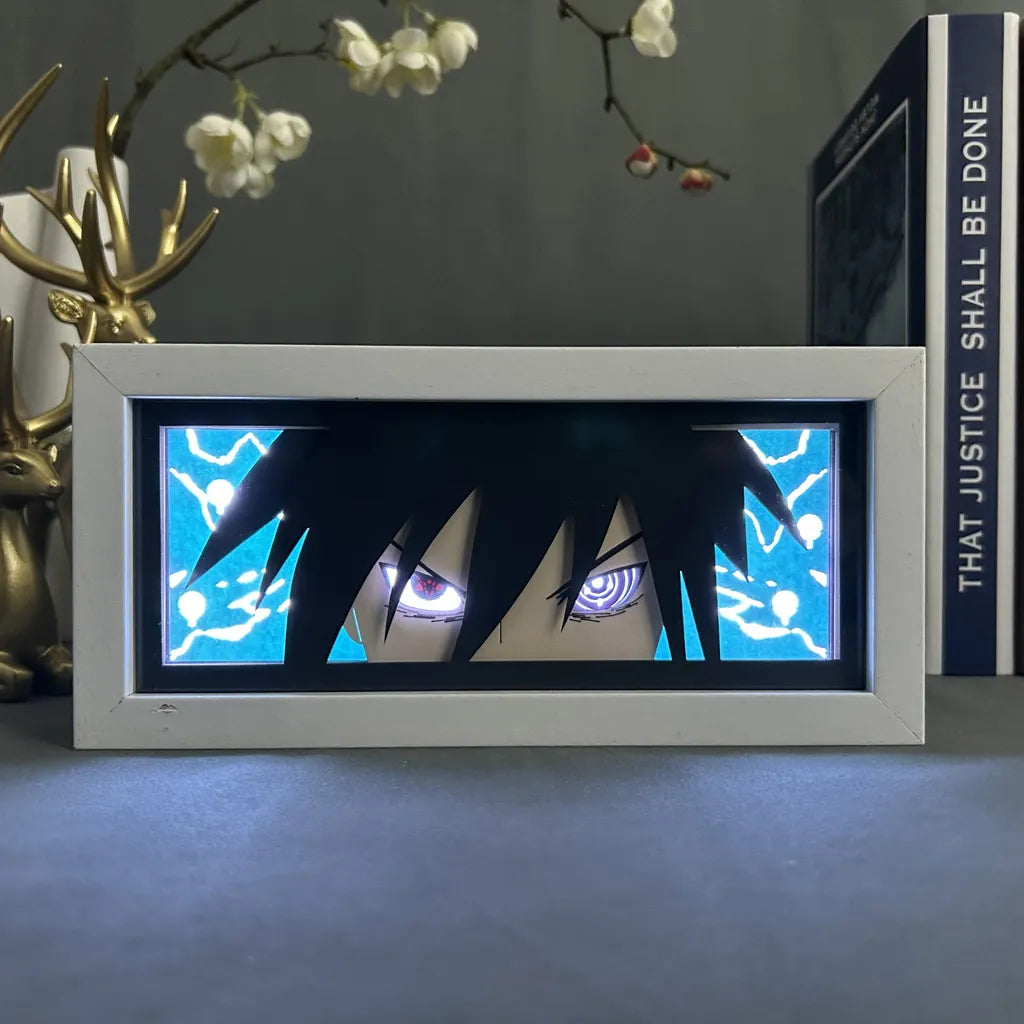Lámpara de talla de papel Naruto