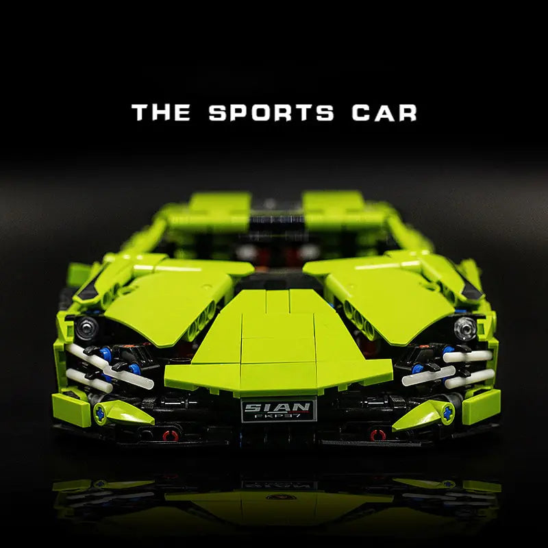 Bloques de construcción de automóviles deportivos