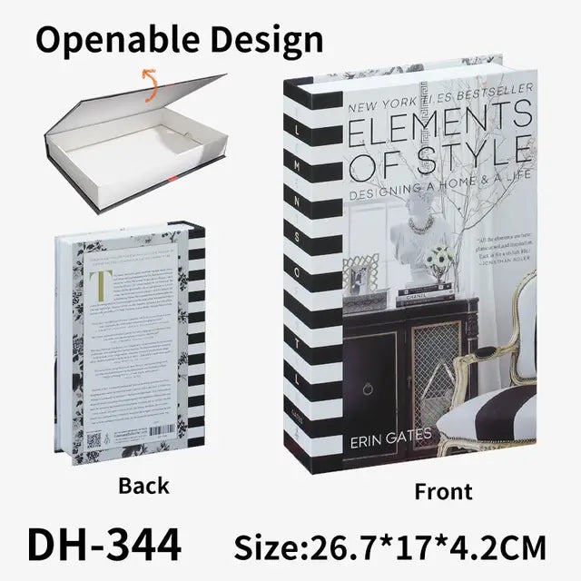 Fashion Art Openable Fake Books for Decoration