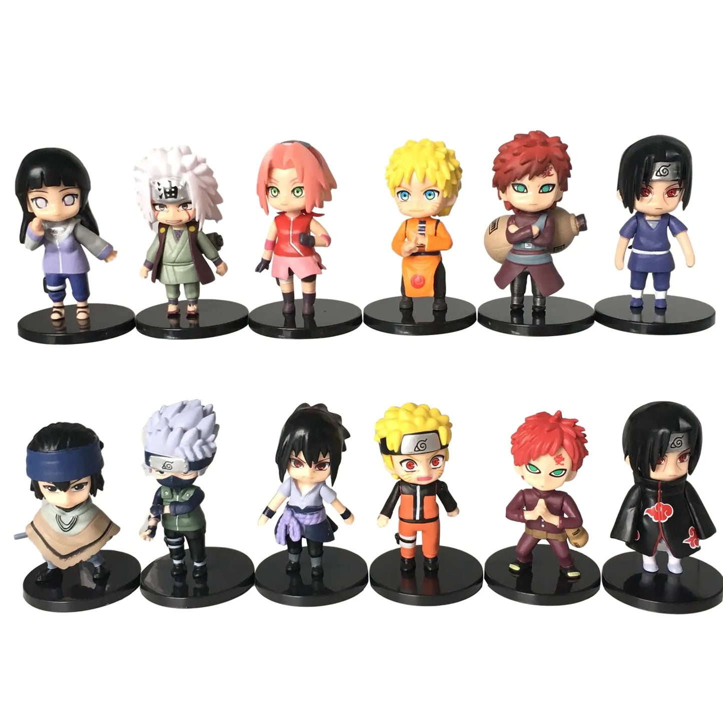12 unids/set Naruto Anime Shippuden figuras de PVC de juguete