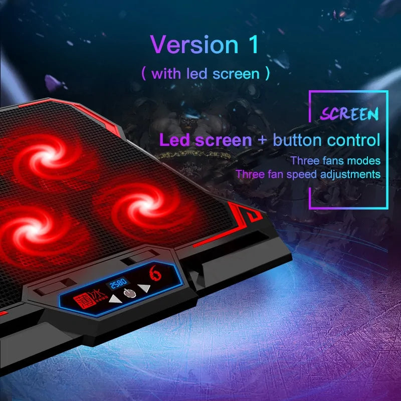 Enfriador de computadora portátil para juegos de 17 pulgadas