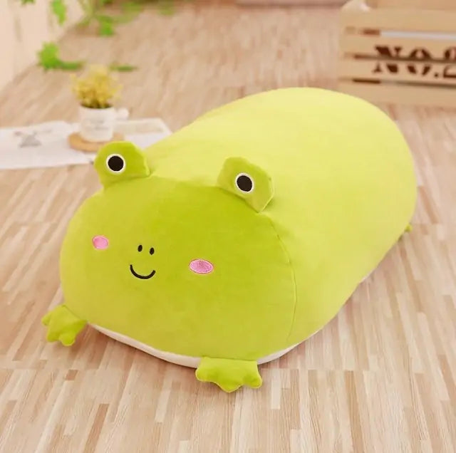 Almohada de animales de dibujos animados de felpa suave