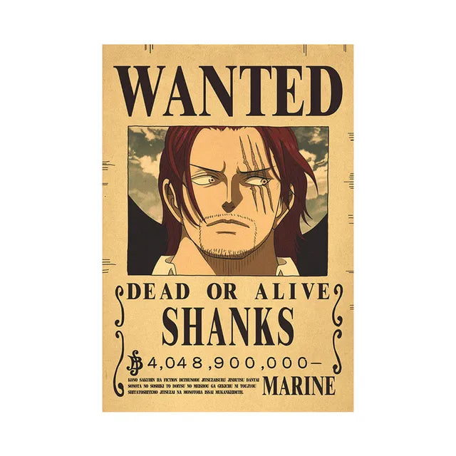 Anime Luffy Gear 5 One Pieces Se busca recompensa Pósters