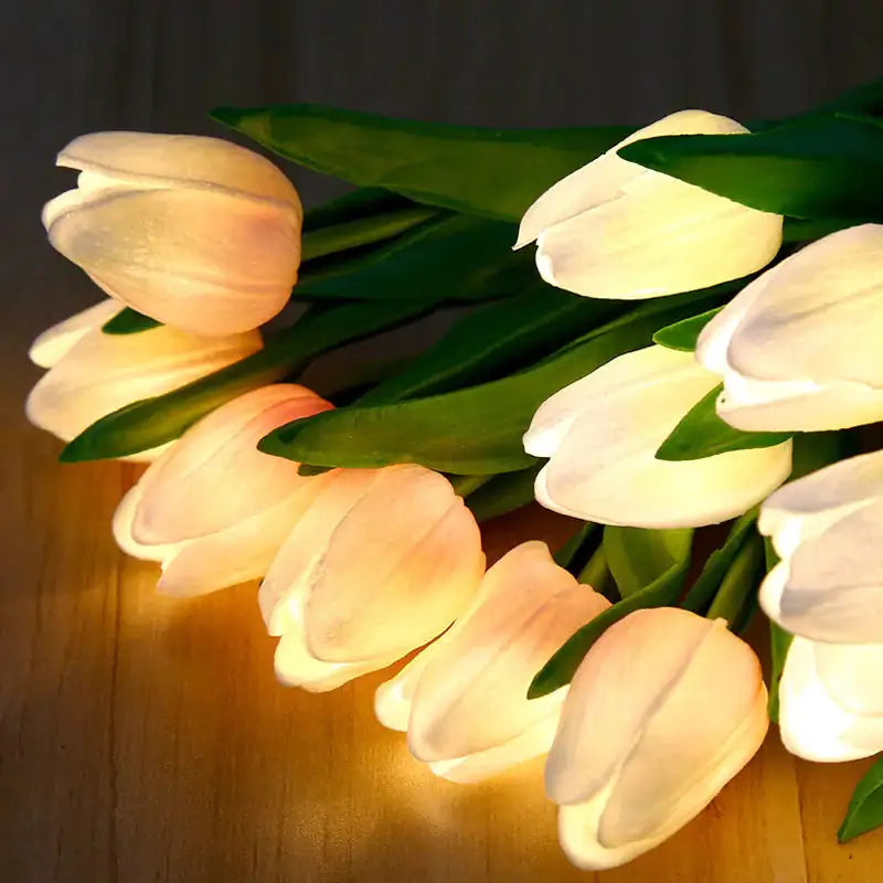 Lámpara LED de tulipán Flor de simulación nocturna
