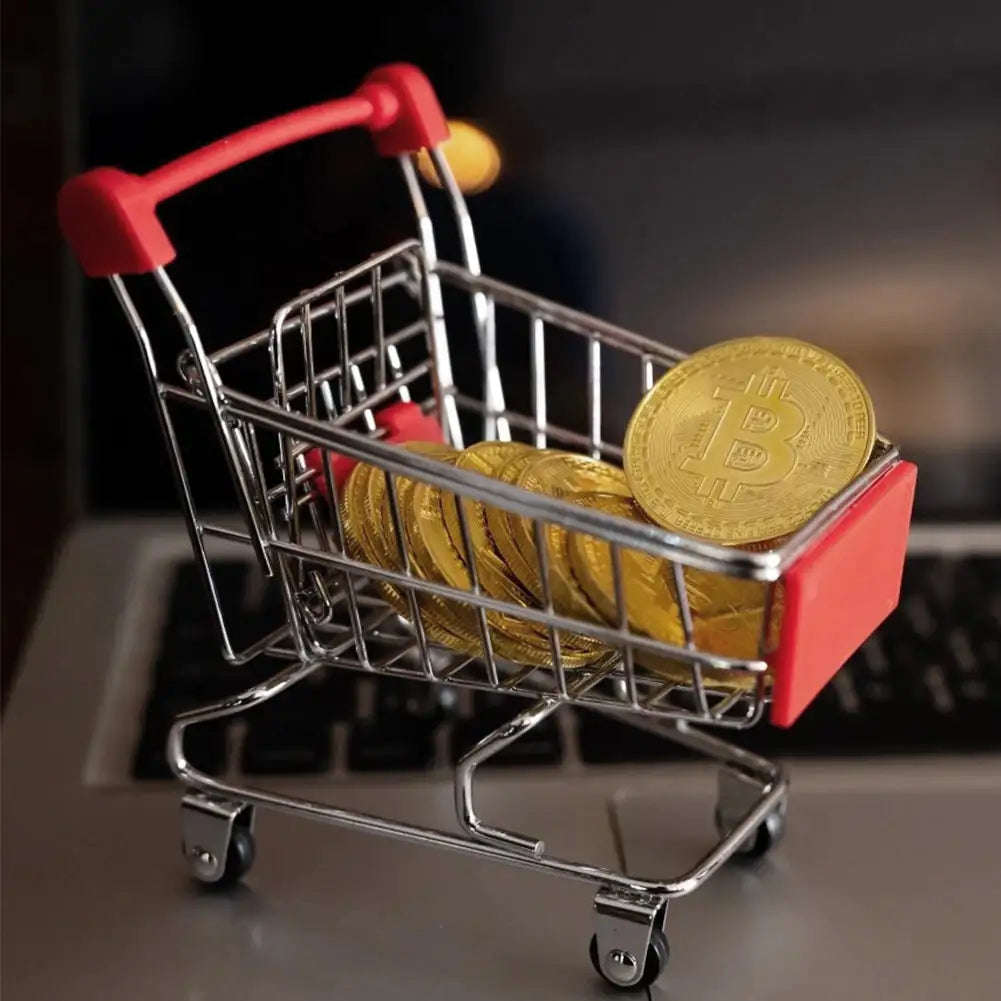 1 pieza de moneda Bitcoin chapada en oro coleccionable