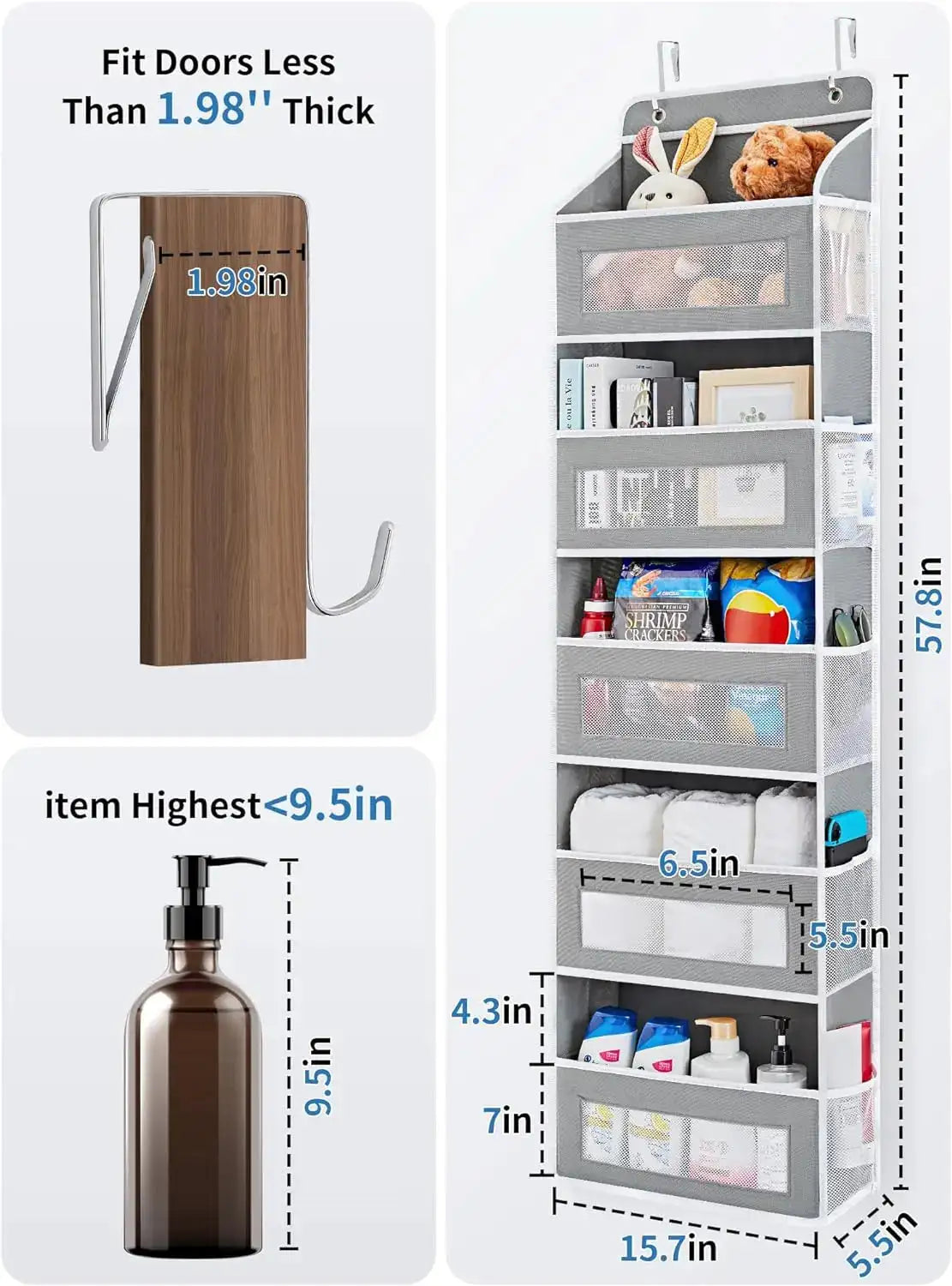 Organizador de puerta de lujo SpaceWise