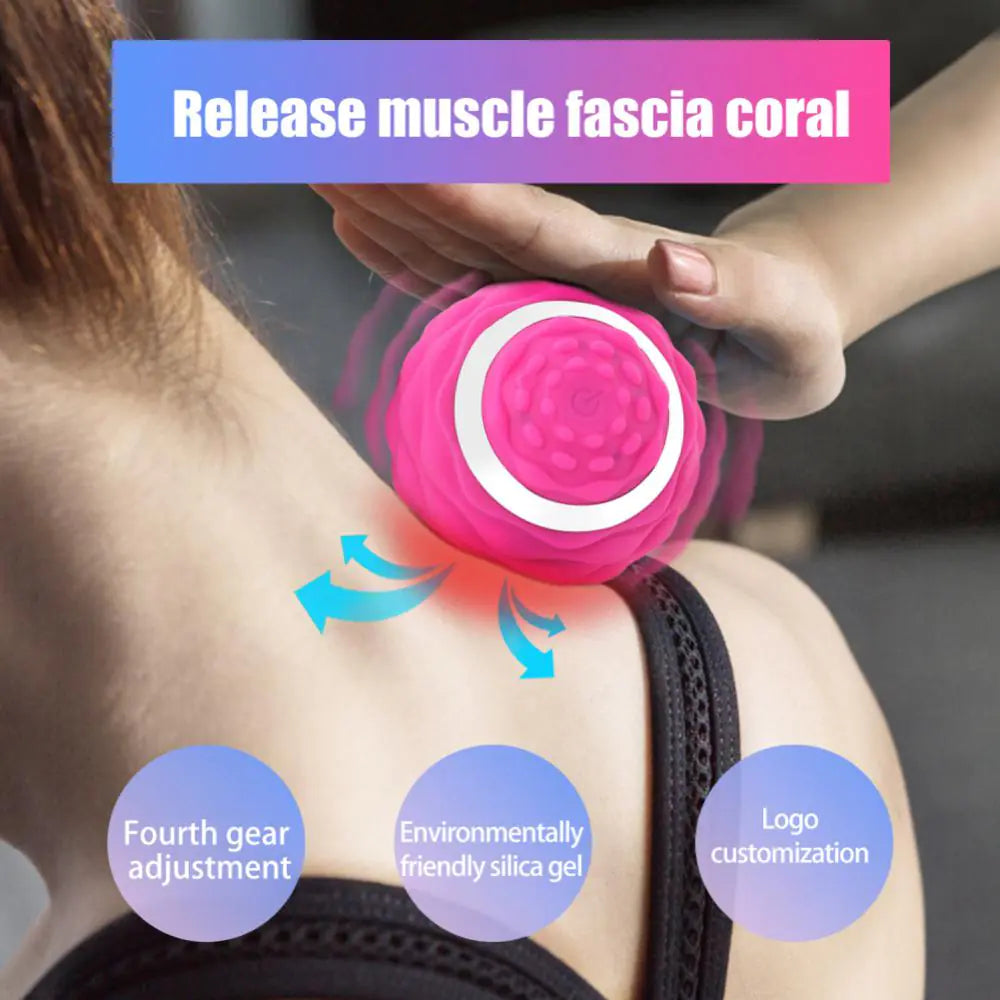 Bola de masaje vibratoria para fitness