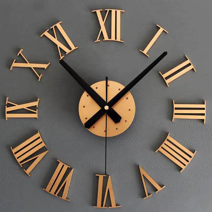 Reloj de pared romano de bricolaje