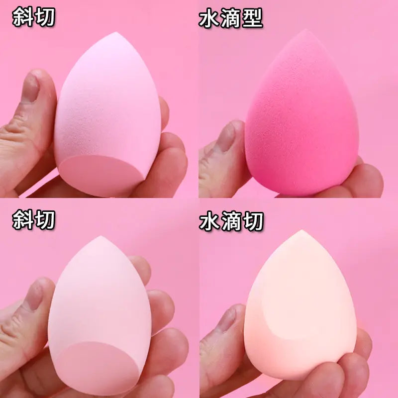 4 esponjas de maquillaje.