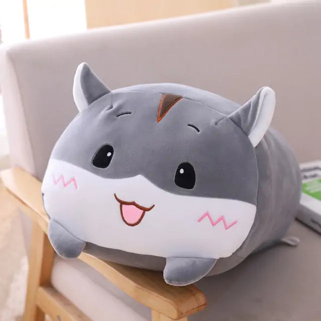 Almohada de animales de dibujos animados de felpa suave