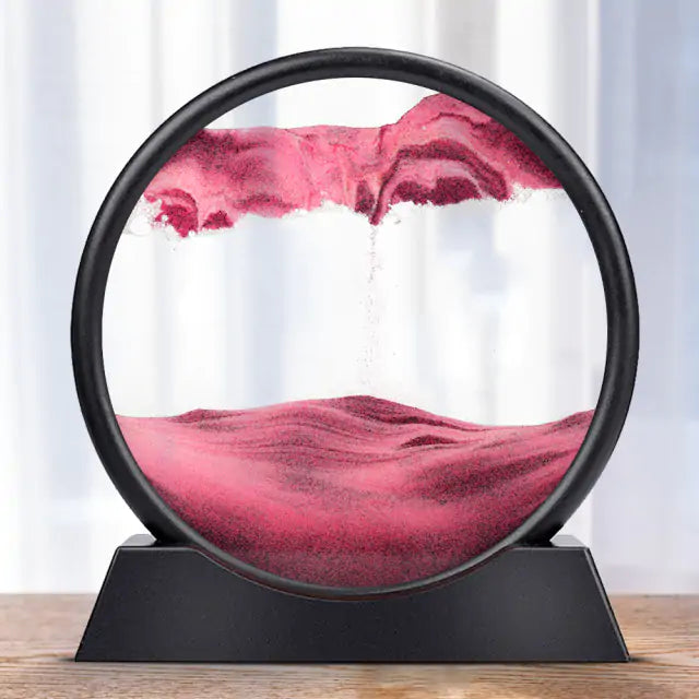 Lámpara de reloj de arena 3D