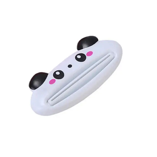 Dispensador de pasta de dientes para el hogar y el baño, exprimidor de pasta dental de plástico, Soporte rodante, 1 piezas