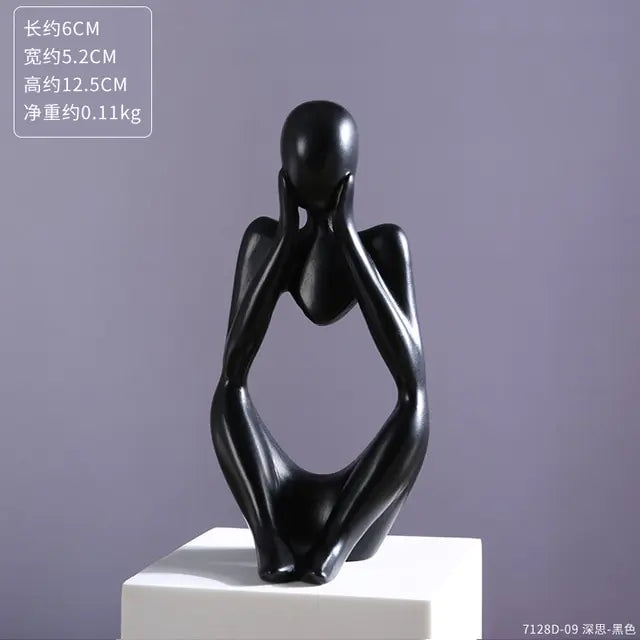 Estatuas de resina flotante taza de café arte escultura cocina hogar
