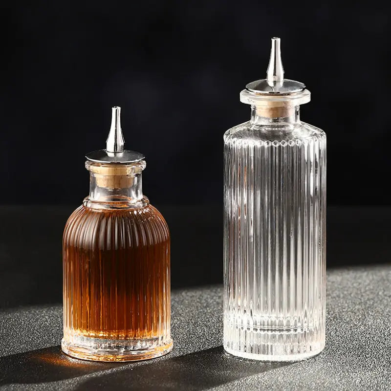 Cóctel Amargo Botella Vidrio Vintage