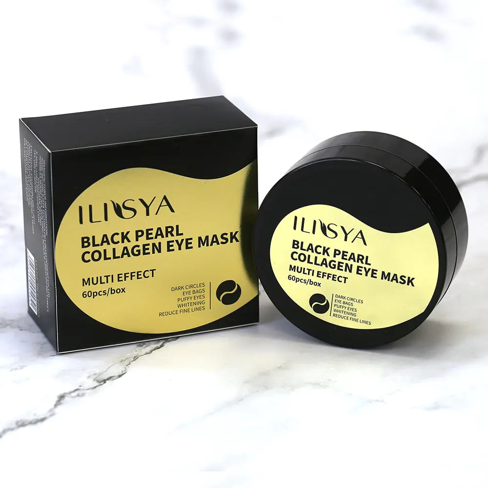 Ilisya--Máscara de colágeno para ojos, parche para ojos de oro de 24 quilates