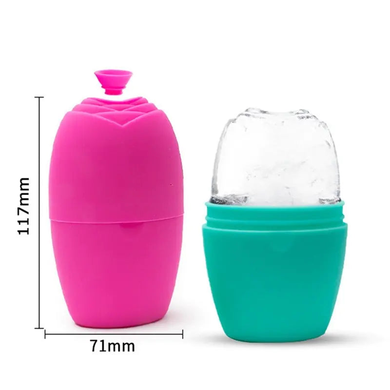 Tazas de masaje de hielo de silicona