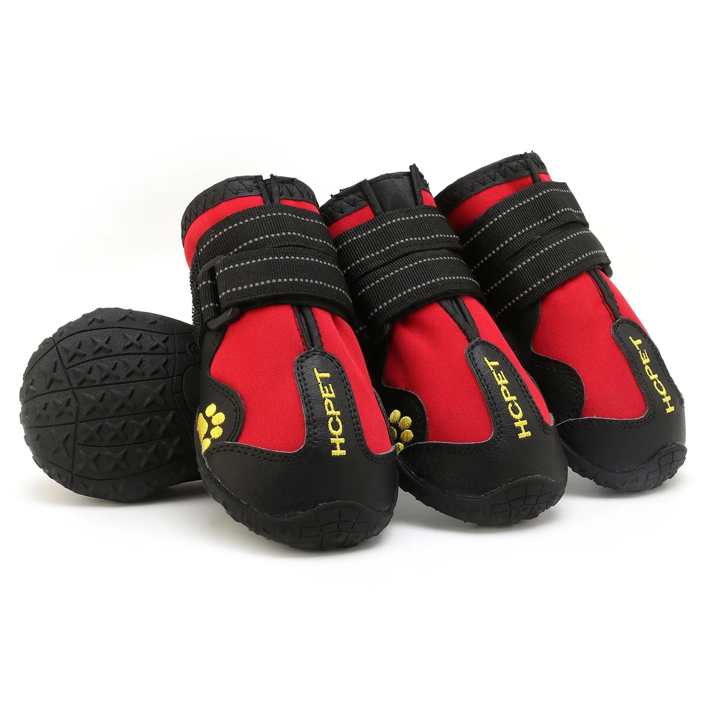 4 unids/set zapatos para perros