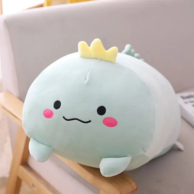 Almohada de animales de dibujos animados de felpa suave