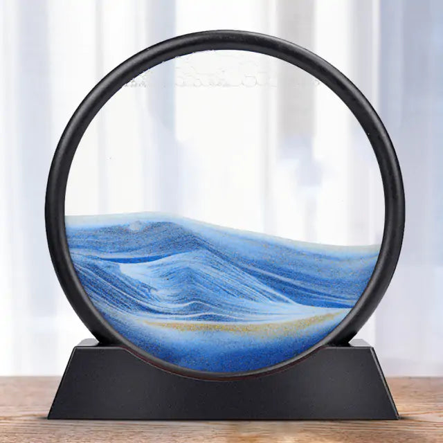 Lámpara de reloj de arena 3D