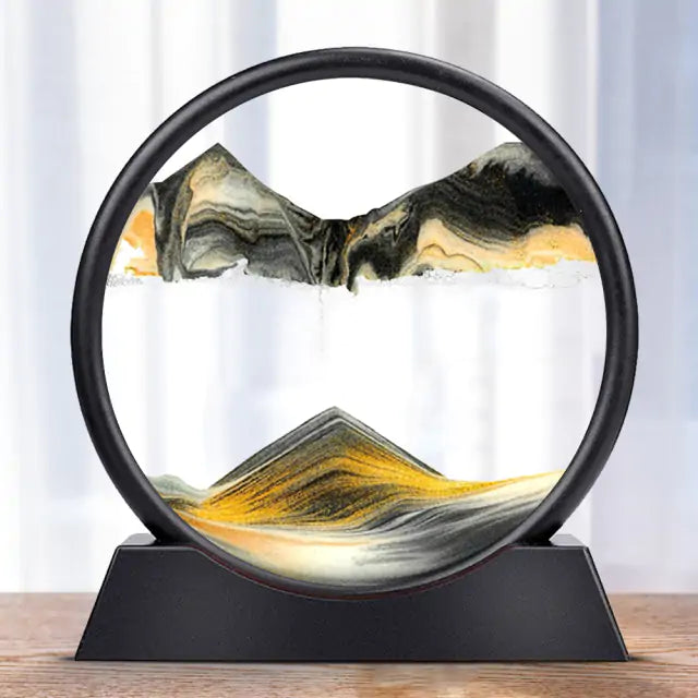 Lámpara de reloj de arena 3D