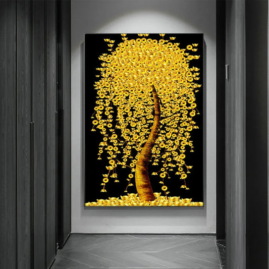 Modern Golden Fortune Money Trees