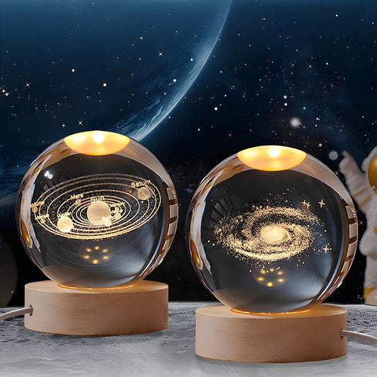 LED Night Light Galaxy Solar