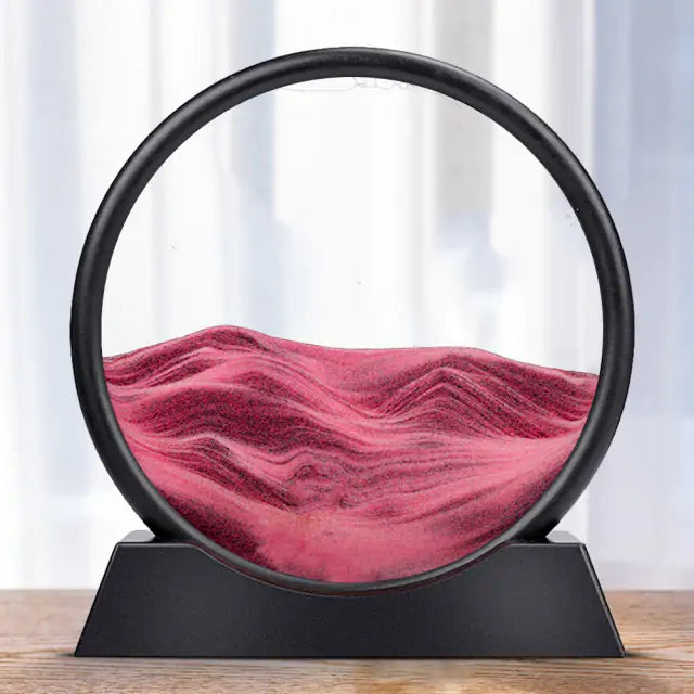 Lámpara de reloj de arena 3D