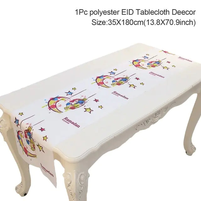 Camino de mesa decorativo Ramadán