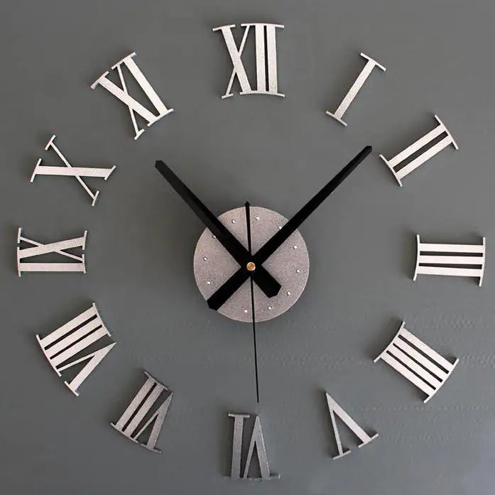 Reloj de pared romano de bricolaje