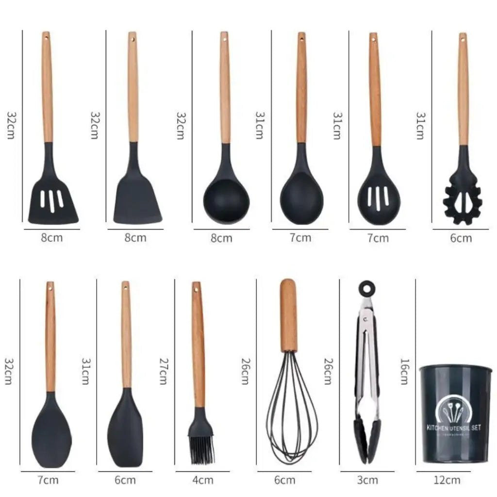 Set Nórdico Silicona 12 Piezas