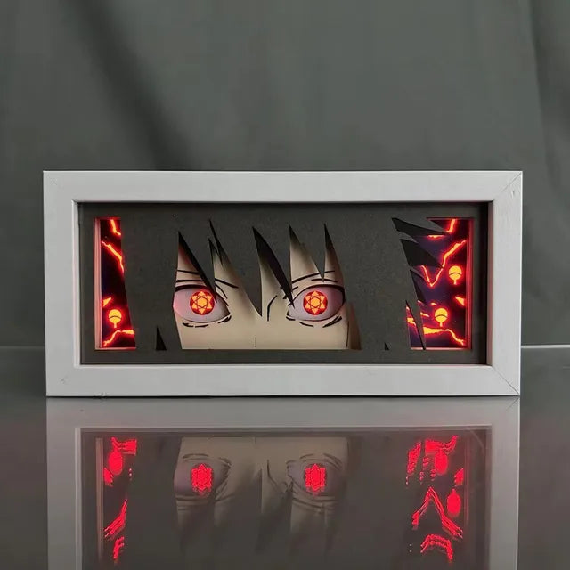 Lámpara de talla de papel Naruto