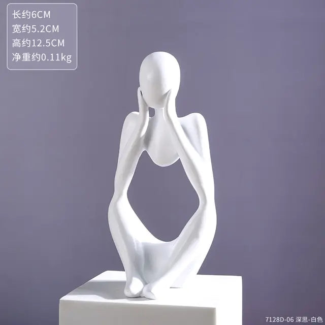 Estatuas de resina flotante taza de café arte escultura cocina hogar