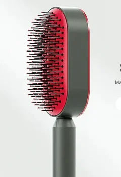 Cepillo de pelo antiestático autolimpiante