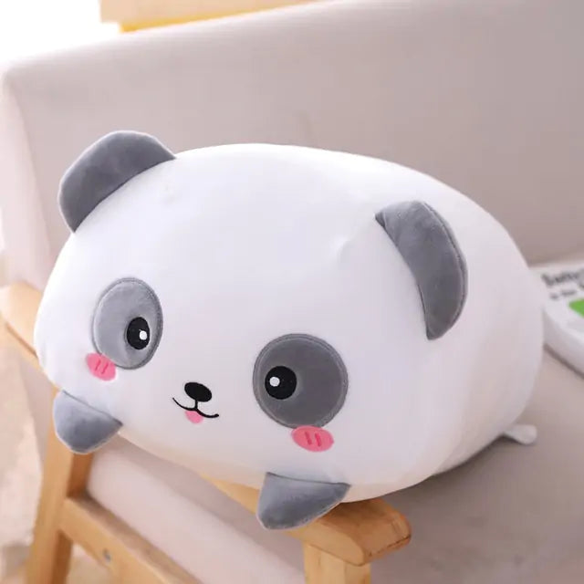 Almohada de animales de dibujos animados de felpa suave