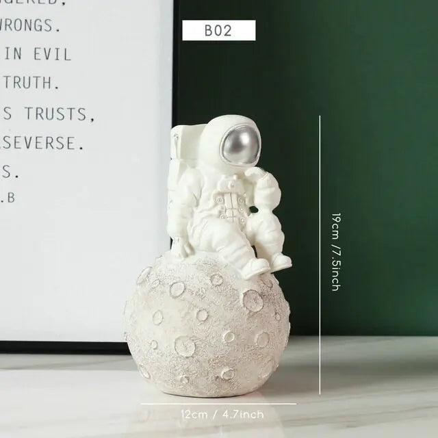 Figuras creativas organizadoras de almacenamiento de astronautas