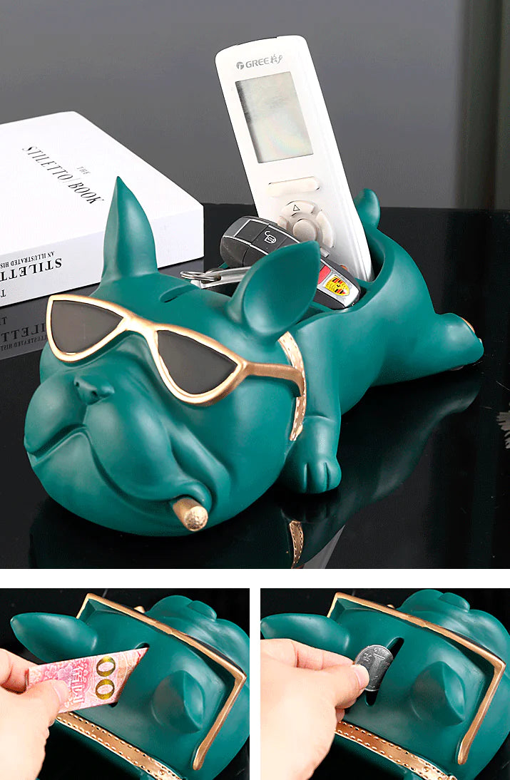 Bulldog Dog Object Holder 10