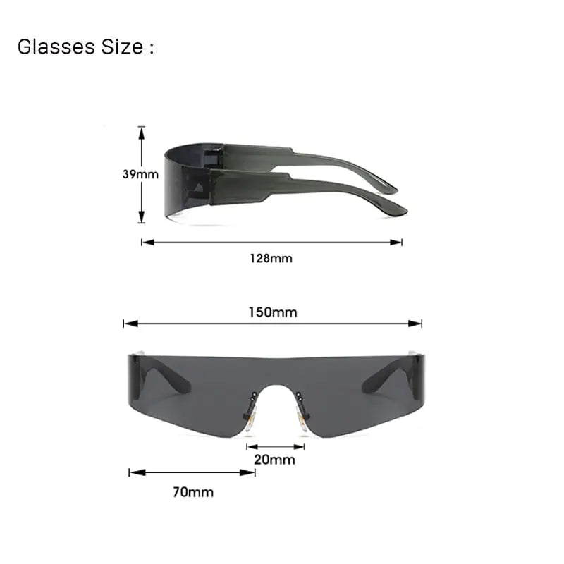 Gafas de sol deportivas de moda